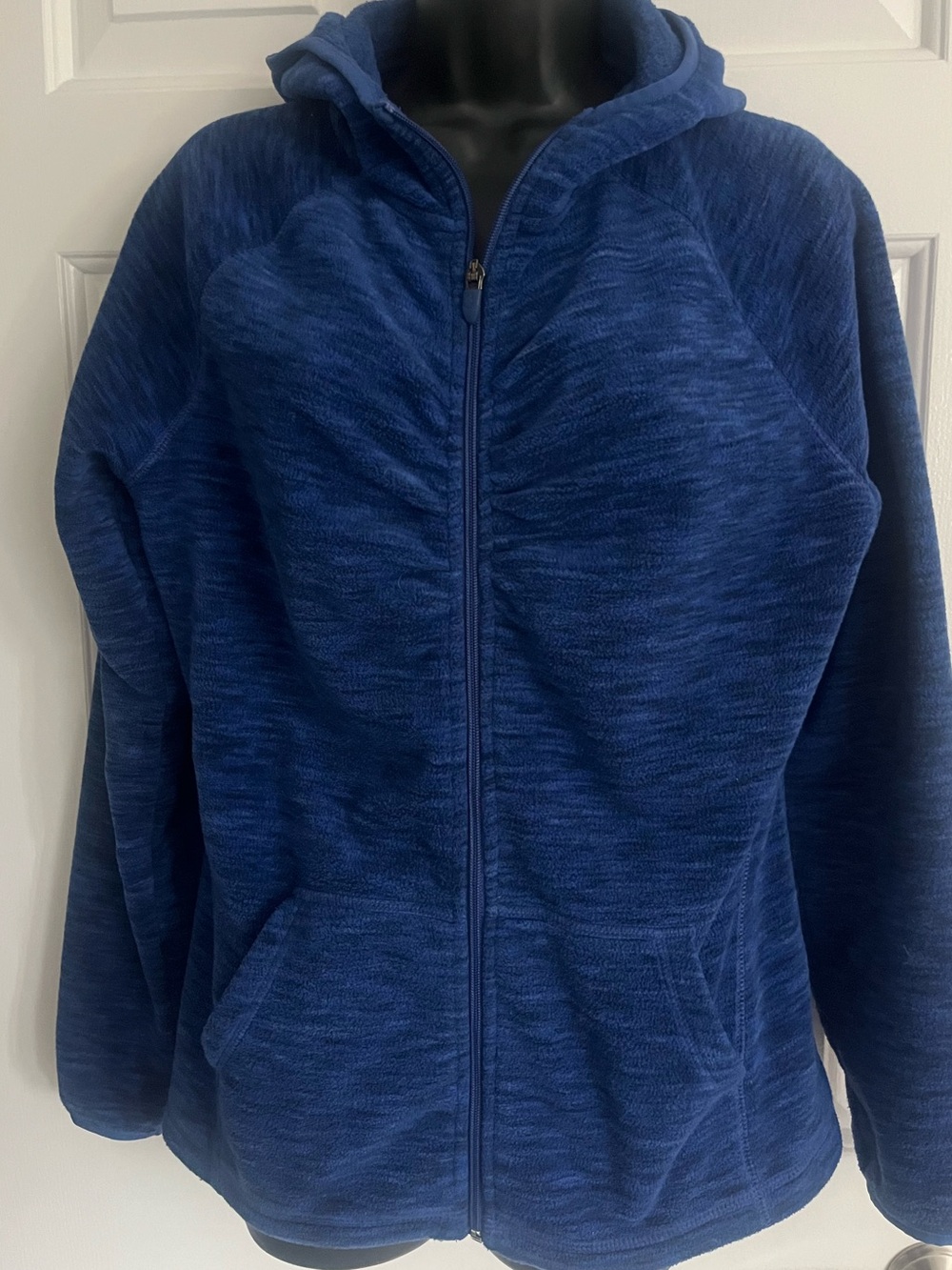 Tek Gear Cozy Blue Full-Zip Hoodie Size Large